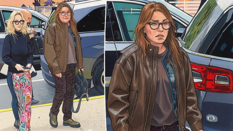 Rachael Ray resurfaced in New York City on Wednesday, wearing a brown bomber jacket. BACKGRID