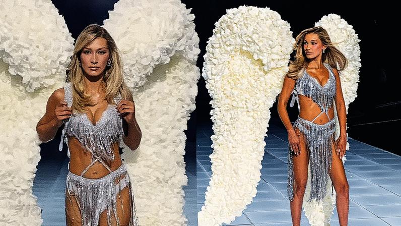 Bella Hadid fans think the supermodel was struggling during her closing walk at the Victoria’s Secret Fashion Show on Wednesday night. FilmMagic