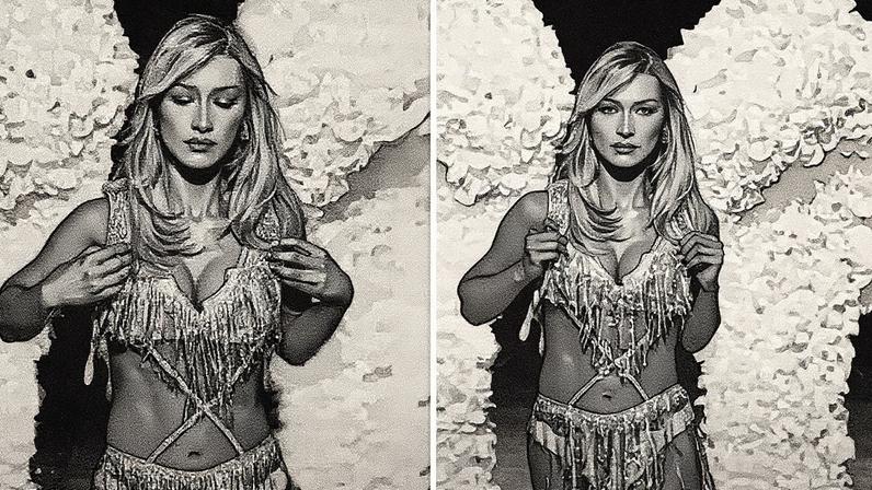 Bella Hadid revealed the reason she was “struggling” while walking the Victoria’s Secret Fashion Show. Victoria's Secret/Youtube