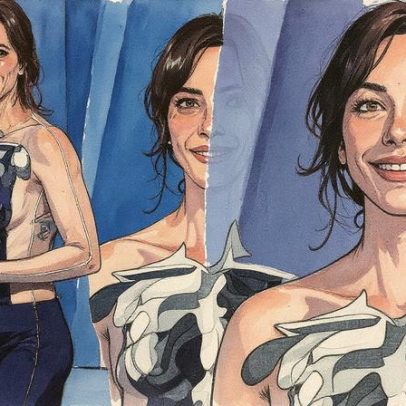 Rebecca Hall usa visual revelador de Thom Browne na Gala do Academy Museum 2025