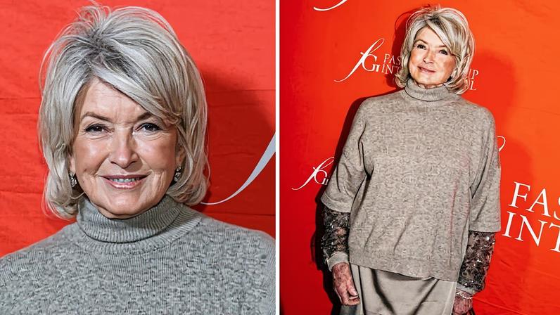 Martha Stewart hit the red carpet at the Fashion Group International Night of Stars gala on Monday.