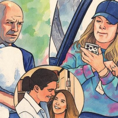 Estrela de programa de relacionamento é vista com homem misterioso e bebê