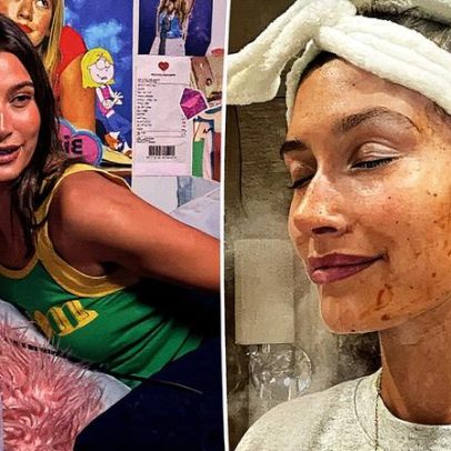 Hailey Bieber diz não ter botox no rosto e revela tratamentos que faz