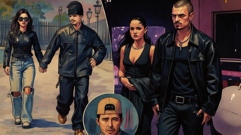 Romeo Beckham and Kim Turnbull were spotted holding hands in Paris after rekindling their romance. Iammeysam / BACKGRID