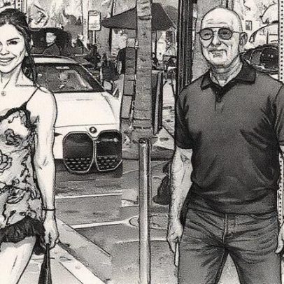 Lauren Sánchez surge em vestido transparente para noite a dois com Jeff Bezos