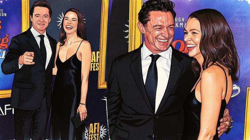 Sutton Foster and Hugh Jackman are red carpet official! FilmMagic