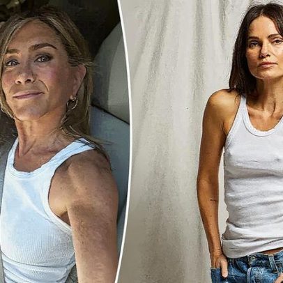 Regata branca perfeita de Jennifer Aniston recebe elogios