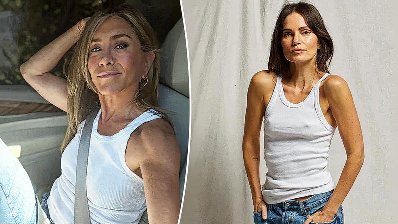 The "Friends" star has a polished, off-duty style. Instagram/JenniferAniston/Perfectwhitetee