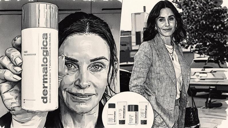 Courteney Cox is a fan of Dermalogica skincare