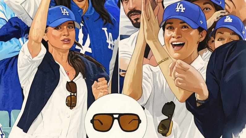 Meghan Markle wore Brochu Walker while cheering on the Los Angeles Dodgers this week. IMAGN IMAGES via Reuters Connect; John Angelillo/UPI/Shutterstock; Brochu Walker