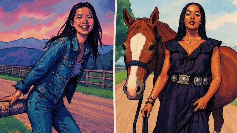 Abercrombie and Kemo Sabe combined their signature styles. Ambercrombie