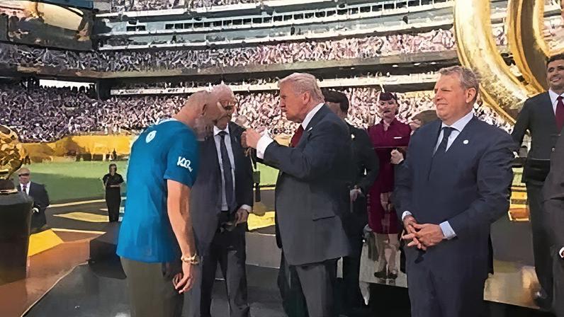 1 de 1 Gianni Infantino, presidente da Fifa, prometeu uma Copa de 2022 neutra em emissões de carbono — Foto: Divulgação / Fifa