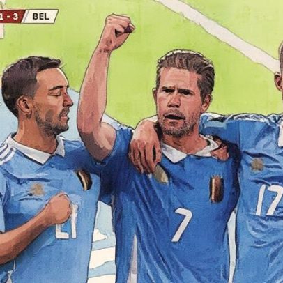 Ratinho invade o campo, dribla Courtois e preocupa operações do estádio