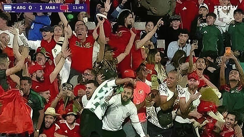 Zabiri abre o placar para Marrocos contra a Argentina na final da Copa do Mundo Sub-20 — Foto: Hector Vivas - FIFA/FIFA via Getty Images