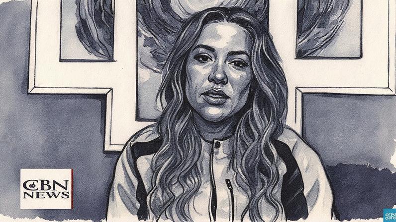 Kaya Jones. (Foto: Reprodução/YouTube/CBN News)