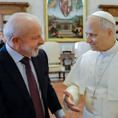 Lula encontra o papa Leão XIV no Vaticano