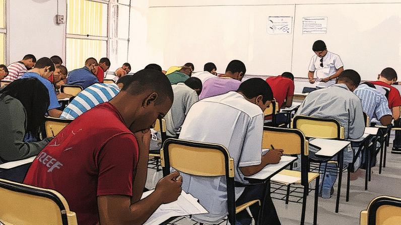 Para evitar atrasos no dia da prova, o MGI e a FGV recomendam que os inscritos consultem com antecedência o cartão de confirmação • Reprodução/ Agência Brasil