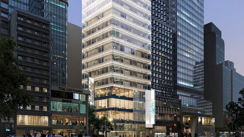 Pace's Hong Kong gallery moved into the H Queen's building when it opened in 2018 © CL3 Architects / Henderson Land Ltd