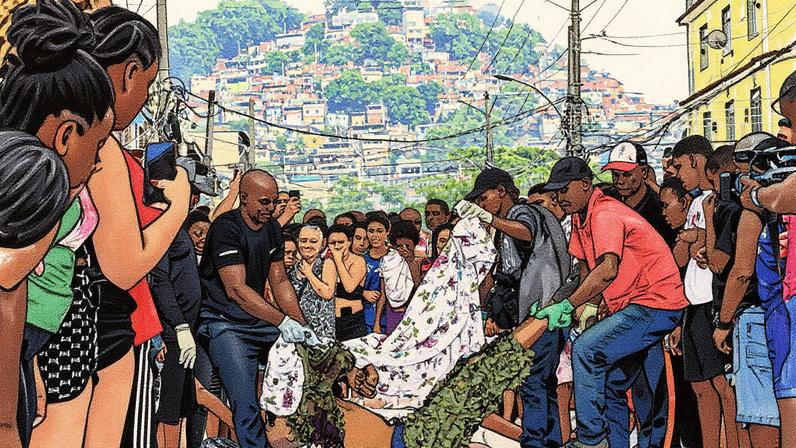 Secretário de polícia diz que criminosos podem ter decapitado um dos mortos em operação na zona norte do Rio. (Foto: André Coelho / EFE)