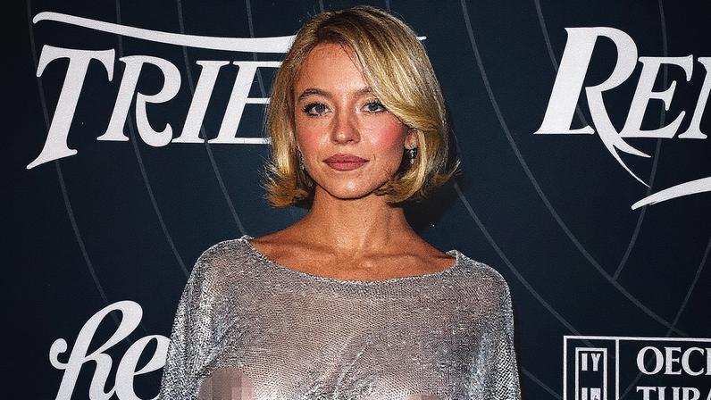 Sydney Sweeney bared it all in a daring red carpet look on Wednesday. FilmMagic