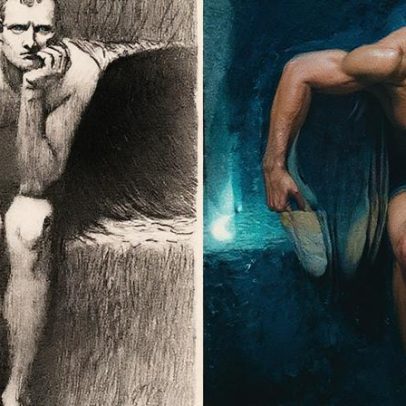 Quadro tão assustador que levava pessoas a se benzerem ao vê-lo