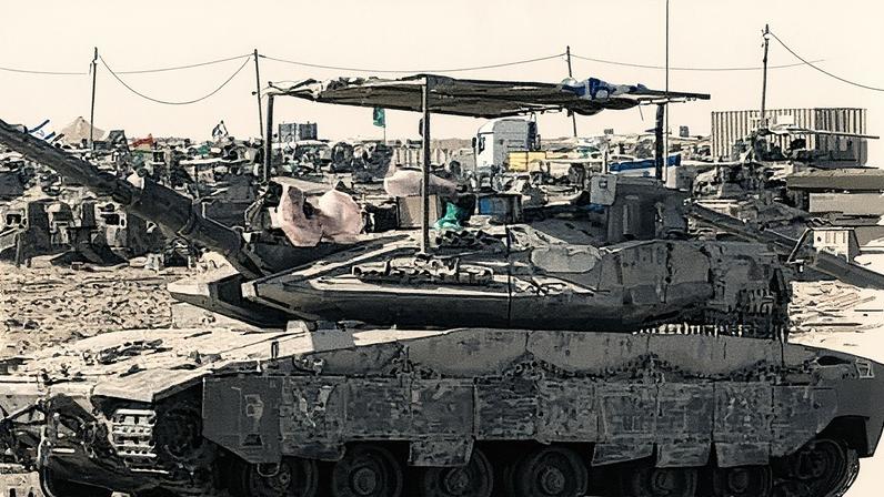 An Israeli Defense Forces unit near the border with Gaza. The International Centre for Justice for Palestinians says UK citizens have joined Israel’s military in breach of UK enlistment laws.