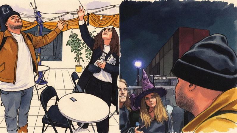 Os cristãos no festival. (Foto: Reprodução/Instagram/Philip Renner)