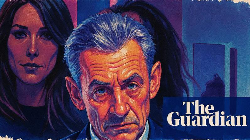 Nicolas Sarkozy was convicted of criminal conspiracy last month. Photograph: Julien de Rosa/AFP/Getty Images