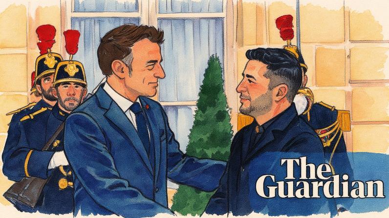 Carl Brandi in character as Joseph Langelinck at Düsseldorf’s Kunstpalast gallery. Photograph: Judith Jockel/The Guardian