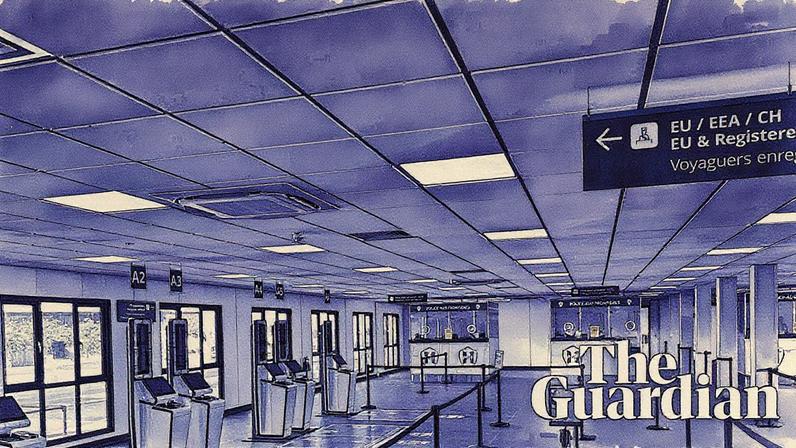 Coach and foot passengers going through the port of Dover will use a new facility for EES processing from Sunday.