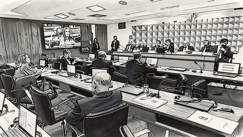 A CPMI do INSS. Foto: Carlos Moura/Agência Senado