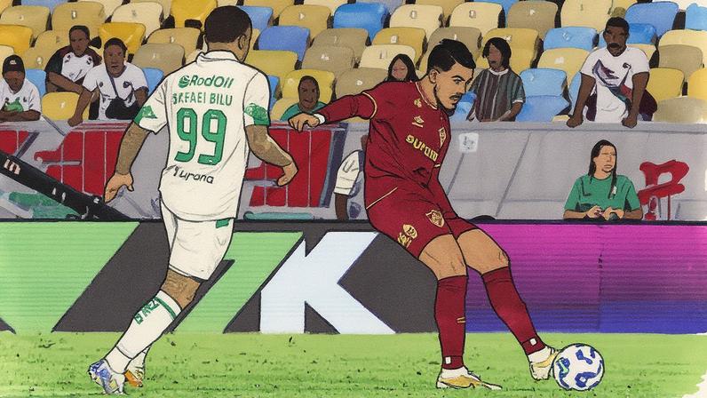 Apesar da má exibição, Fluminense vence Juventude por 1 a 0 no Maracanã com voleio de Thiago Silva no fim - FOTO: LUCAS MERÇON / FLUMINENSE F.C.