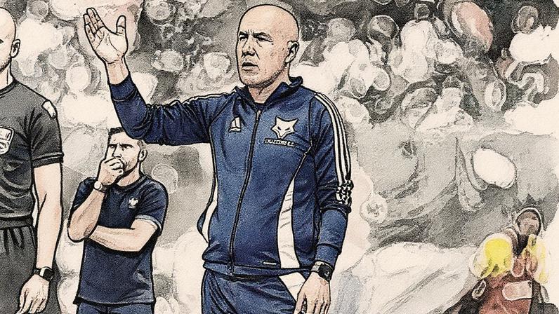 Técnico Leonardo Jardim ficou indignado com atuação do árbitro Rafael Rodrigo Klein (Foto: Caíque Coufal/Cruzeiro)