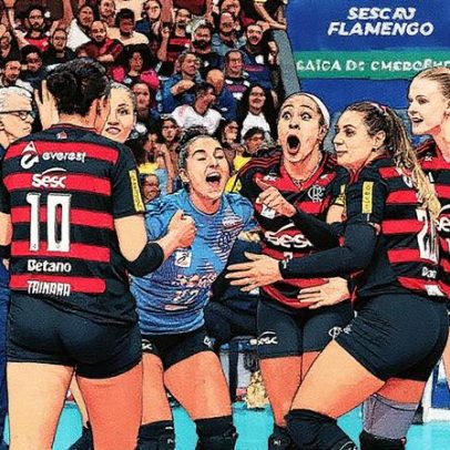 Flamengo vence Praia Clube e lidera na Superliga de vôlei