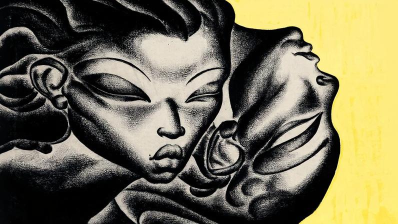 Wura III (2025) by the Lagos-based artist Afeez Onakoya, on show at the 1-54 art fair