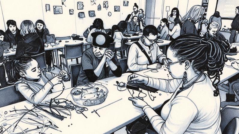 A recent Family Day event at the Baltimore Museum of Art Photo by Maximilian Franz. Courtesy the Baltimore Museum of Art