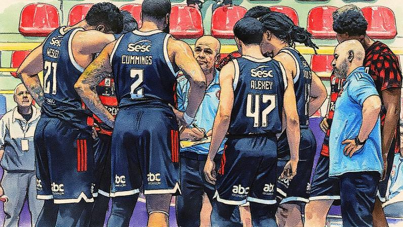 Flamengo atropela o Corinthians pela 3ª rodada do NBB (Foto: Beto Miller / Corinthians)