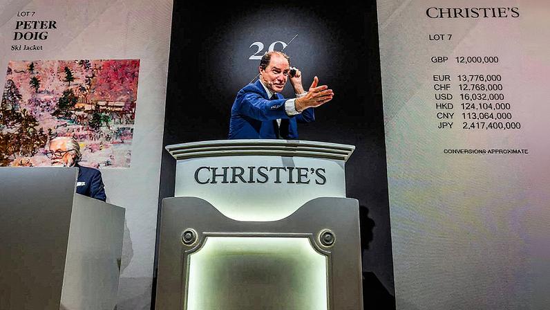 Adrien Meyer commanded the first half of Christie’s 20th/21st-century evening sale