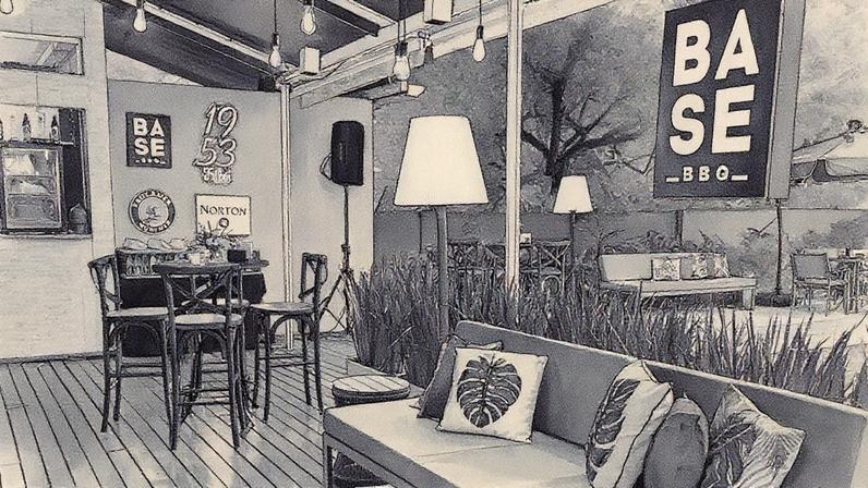 Como a Accor fez da gastronomia um negócio de R$ 1 bilhão no Brasil (e crescendo) | A Accor desenvolveu 24 conceitos temáticos para restaurantes e bares localizados nos hotéis que a rede possui no Brasil, como o Base BBQ, uma churrascaria com apelo mais jovem (Divulgação)