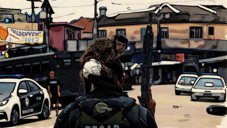 Endurecimento de penas: policial militar durante Operação Contenção, no Rio de Janeiro. Deputados articulam urgência para um projeto de lei que endurece combate ao crime organizado. (Foto: EFE)