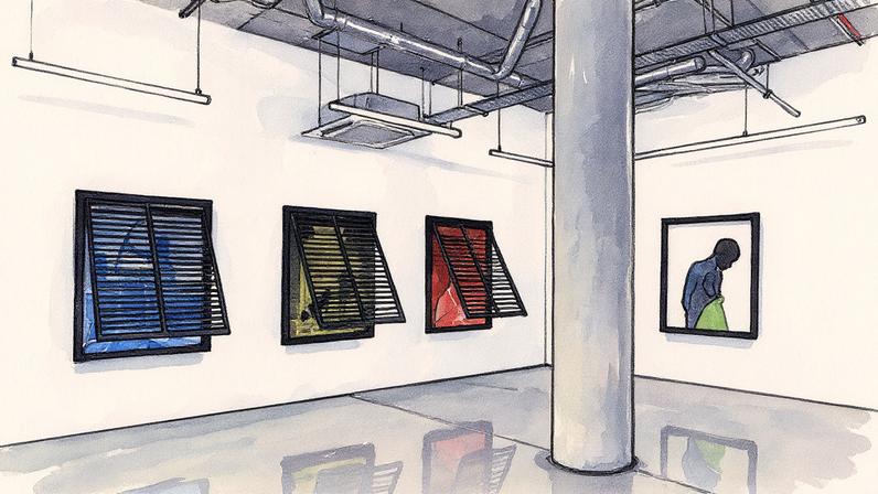 Installation view of DIS, Big Beat Disaster (2023) at Project Native Informant, London; Courtesy of the artist and Project Native Informant