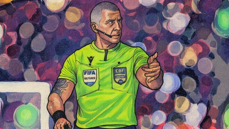 Anderson Daronco apitará o clássico entre Vitória e Bahia (Foto: Mauro Pimentel/AFP)