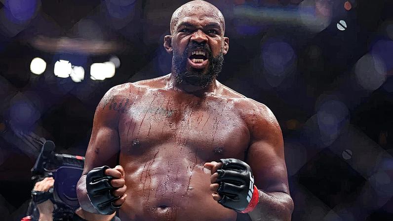 Jon Jones após vitória no UFC (Foto: Sarah Stier/AFP)