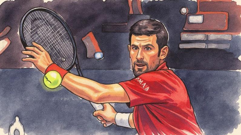 Djokovic enfrenta Sinner no Six Kings (Foto: Fayez Nureldine / AFP)