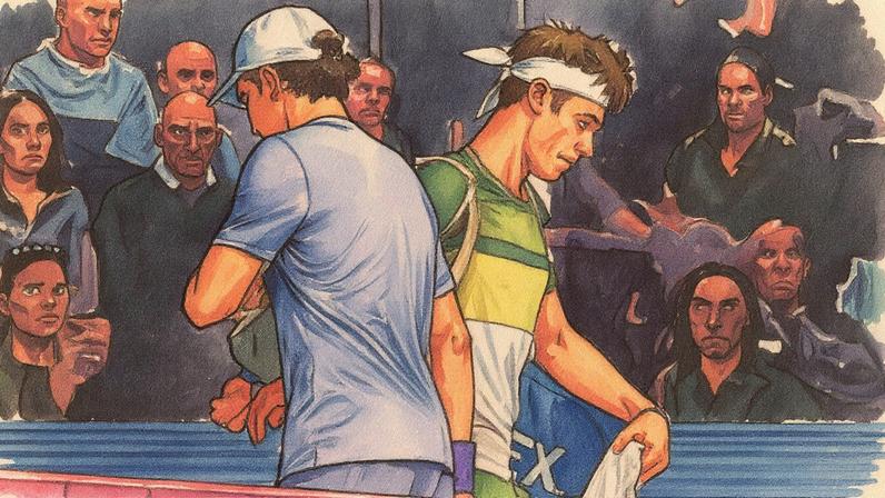 João Fonseca venceu o canadense Denis Shapovalov nas quartas de final do ATP 500 da Basileia (Fabrice Coffrini/AFP)