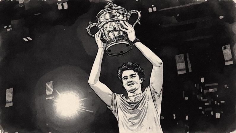 João Fonseca é campeão do ATP 500 da Basileia (Foto Fabrice COFFRINI / AFP)