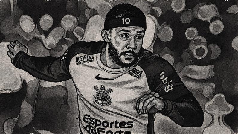 Memphis Depay começou Santos x Corinthians no banco (Foto: Marcello Zambrana/AGIF)