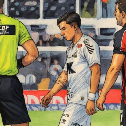 Áudios do VAR divulgados pela CBF geram reação de Neymar em Santos x Vitória