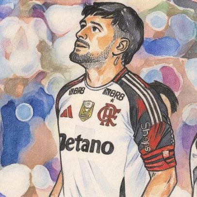 Arrascaeta do Flamengo reage à provocação de jogador do Racing