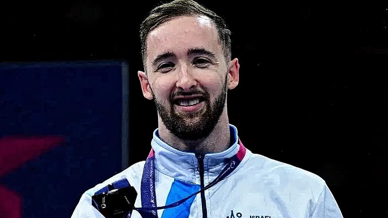 Artem Dolgopyat, atual campeão mundial de Ginástica Artística (Foto: Ina Fassbender/ AFP)